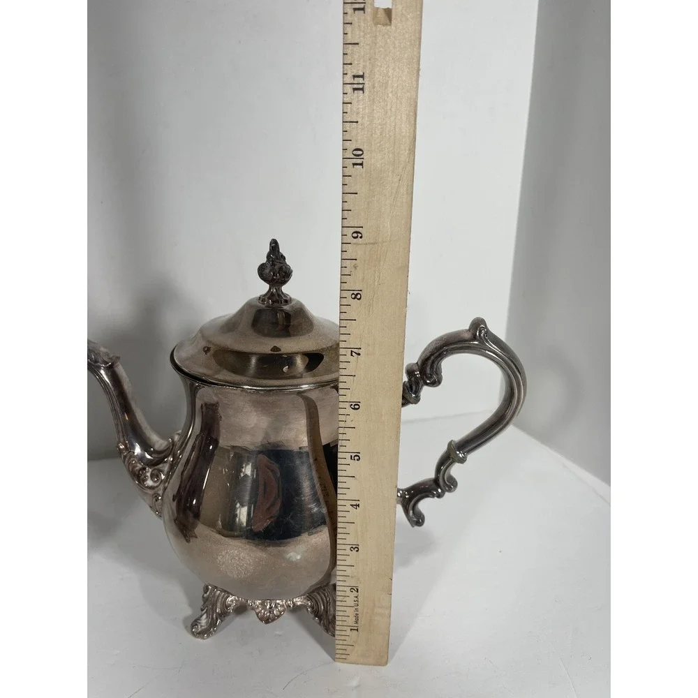 Set Of 2 Gorham E P Silver Vintage Tea or Coffee Pot YH372 And‎ YH370 Stunning
